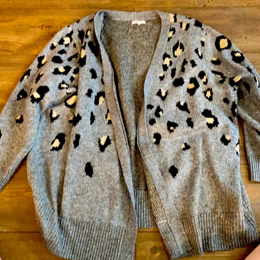 Leopard print sweater from Maurices